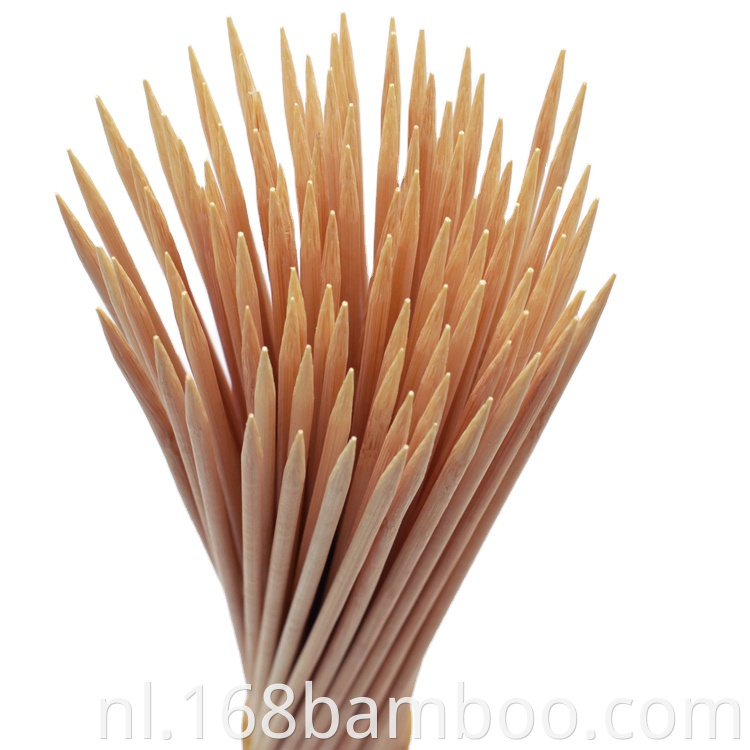 Sharp point bamboo sticks
